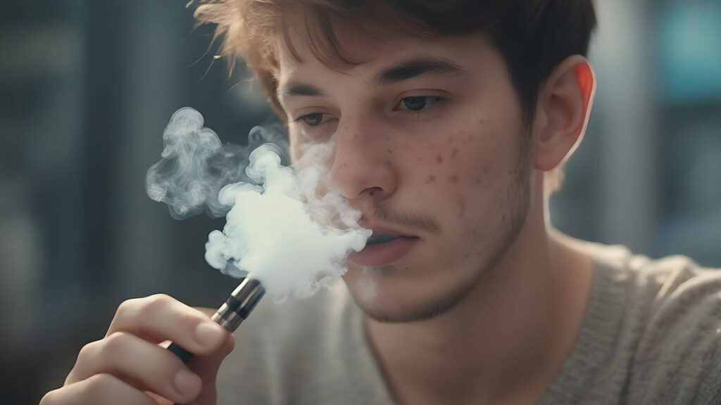 Does vaping cause acne?