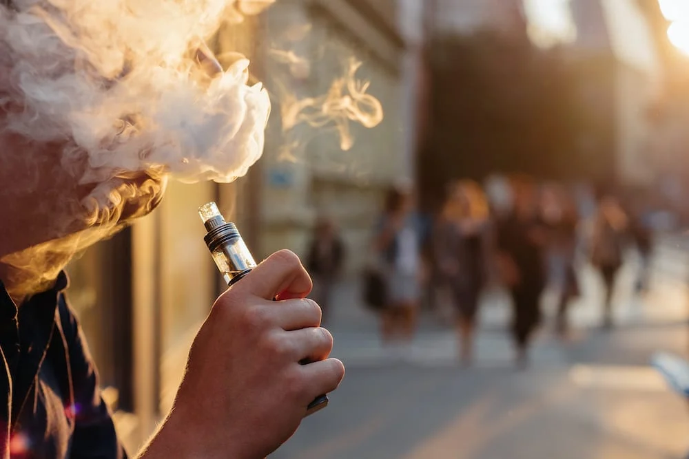 What country is vaping most popular